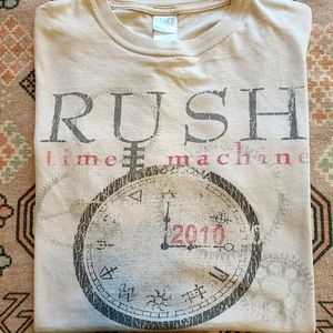2010 2011 Rush Time Machine Licensed Tour Tee Size M